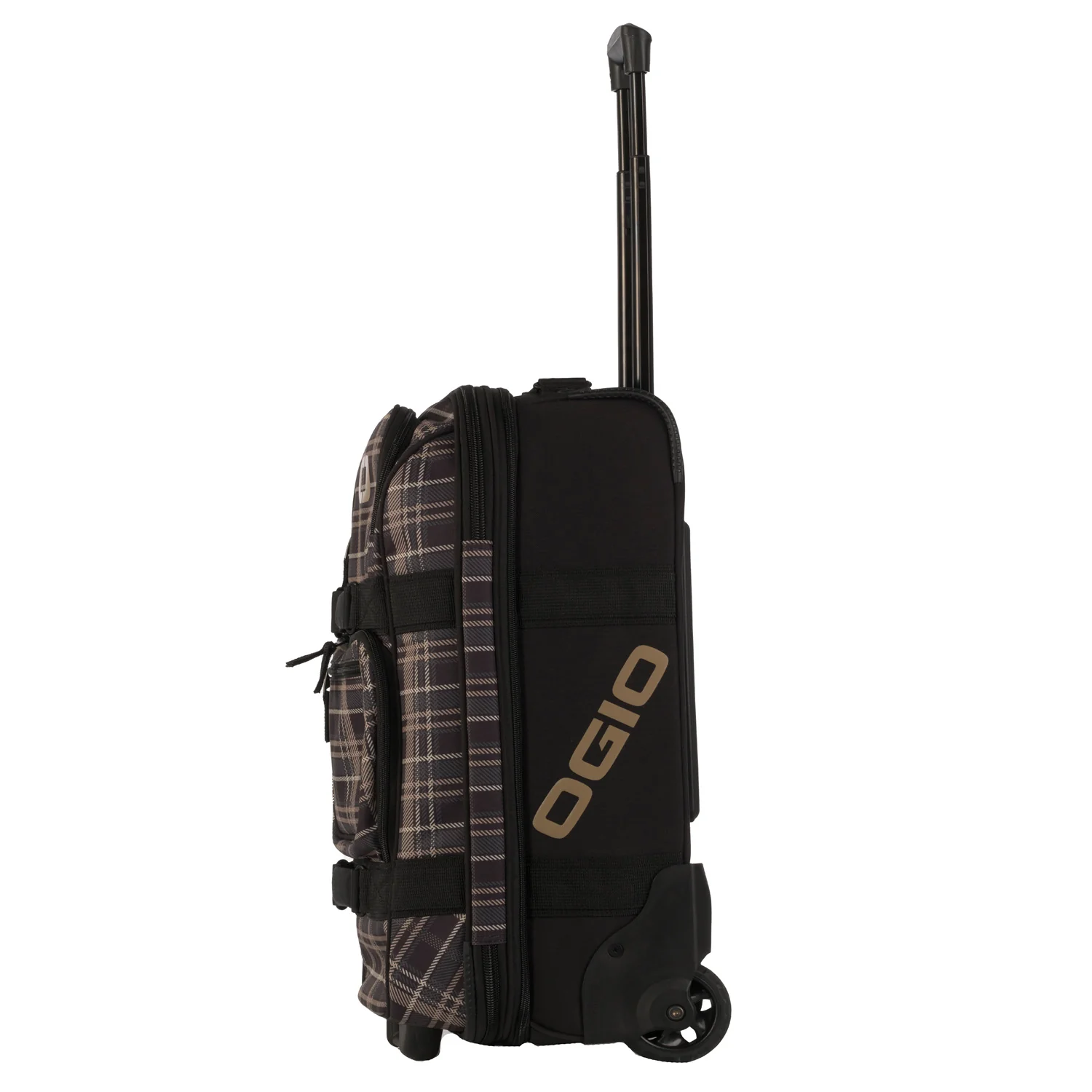 ONU 22 TRAVEL BAG - PLAIDLEY TAN/BLACK - Image 5